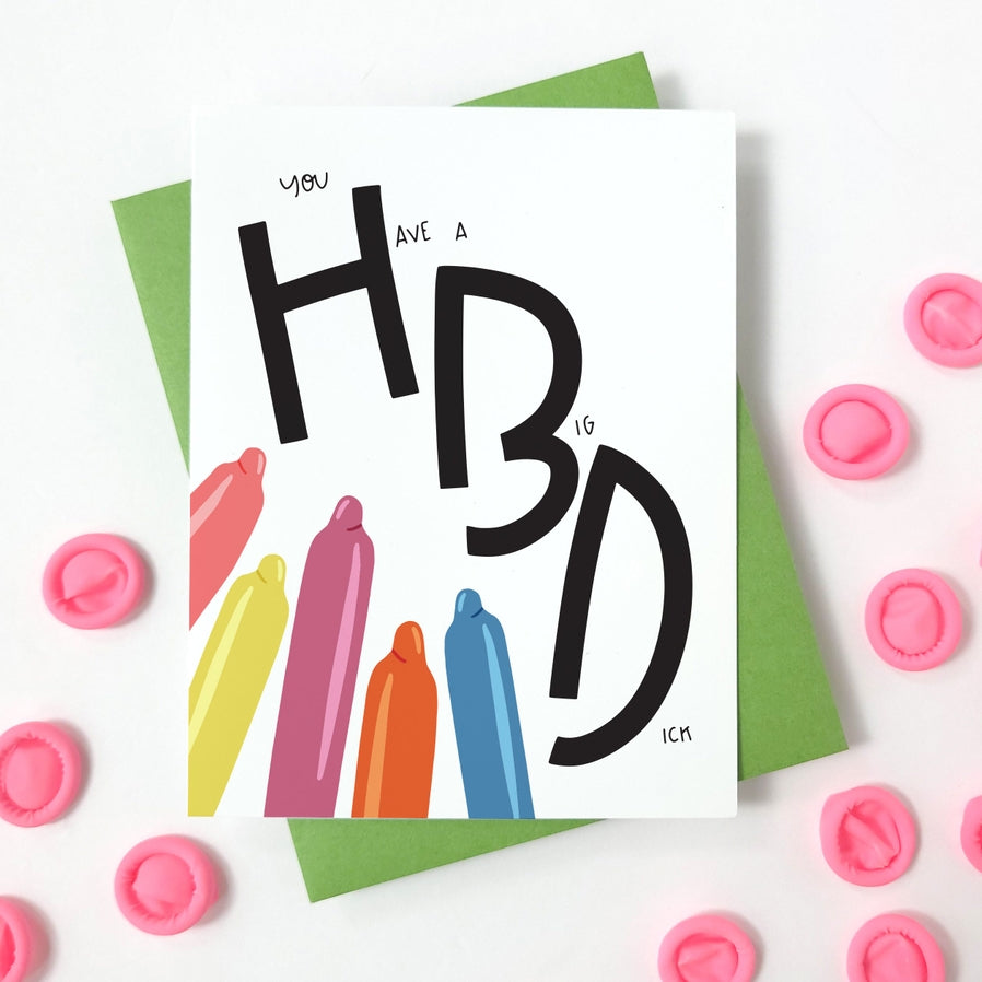 Big Dick Birthday Card