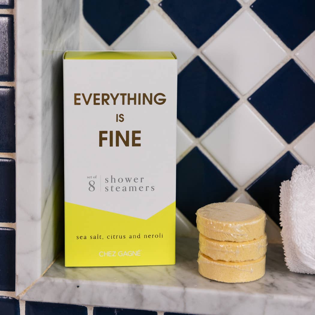 Everything is Fine Shower Steamers | Sea Salt, Citrus & Neroli