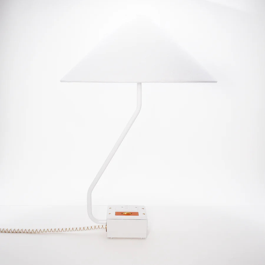Eugene Fade Smart USBC Table Lamp | Aspen White