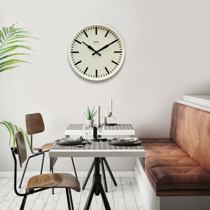 Factory XL Wall Clock | White