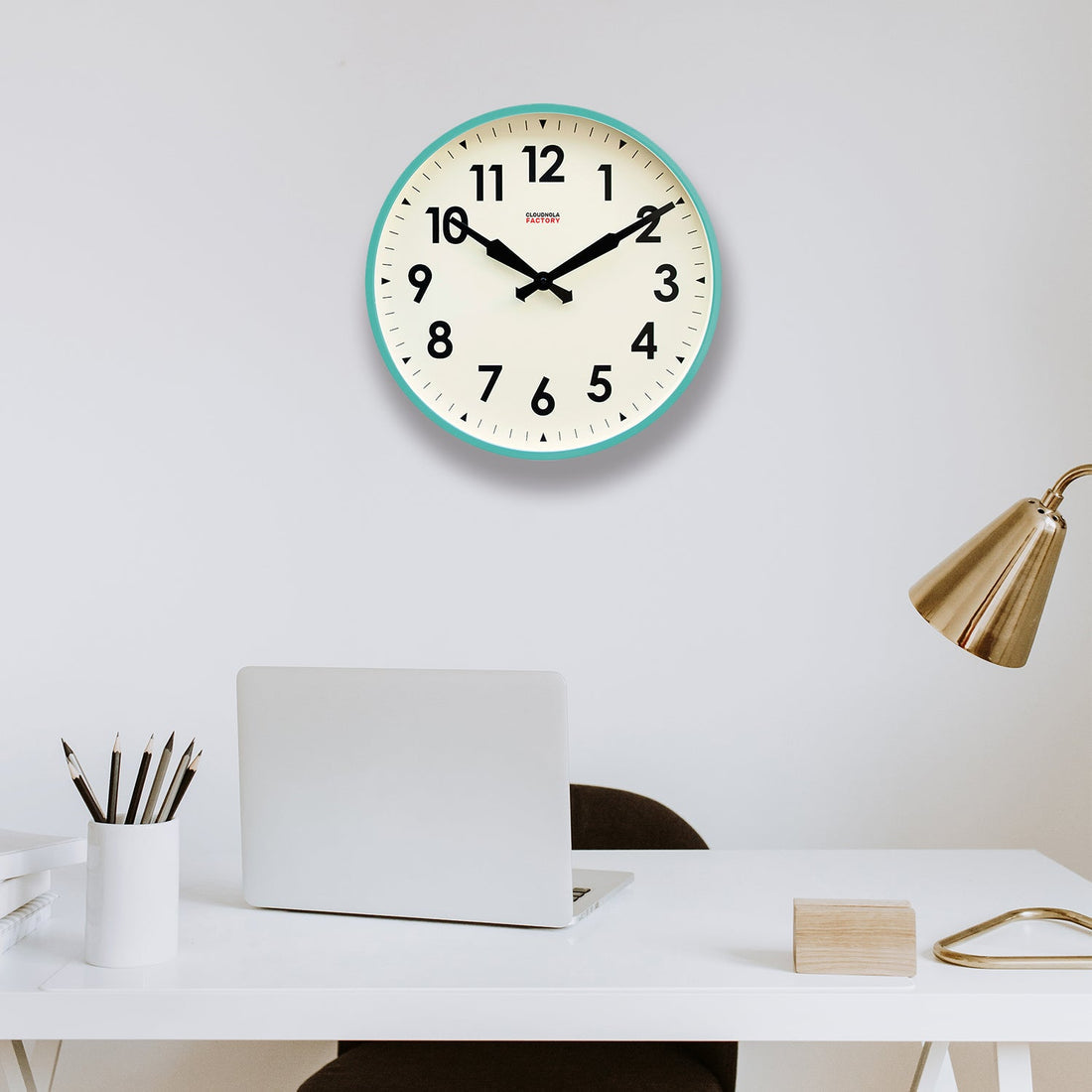 Factory XL Wall Clock | Turquoise