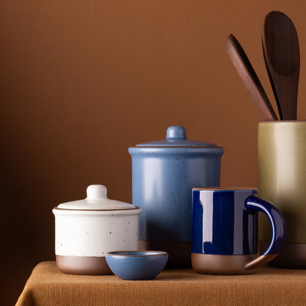Small Storage Jar | Eggshell