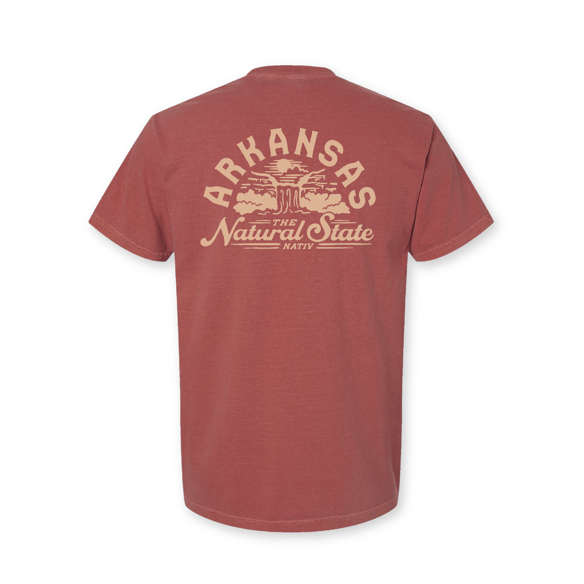 Arkansas Natural Tee | Crimson