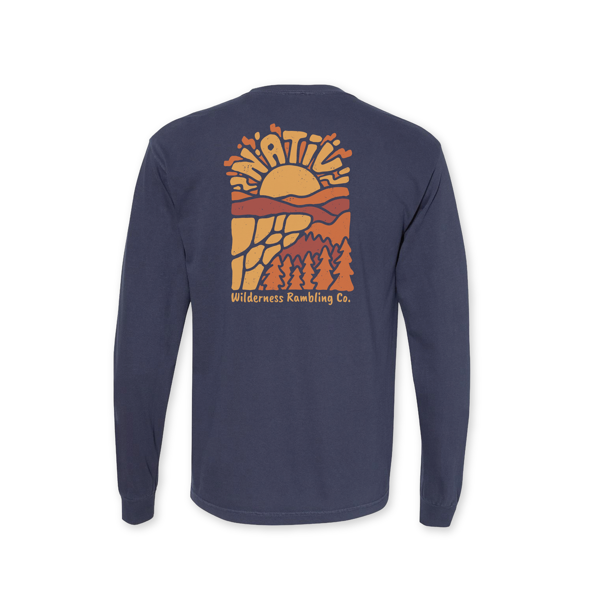 L/S Hawksbill Tee | Navy
