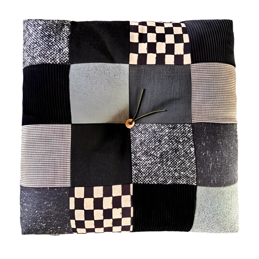 Froebel Indoor Pillow | Midnight Patchwork