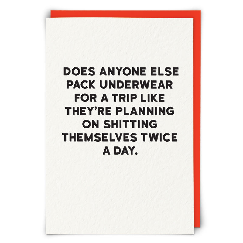 Underwear Card