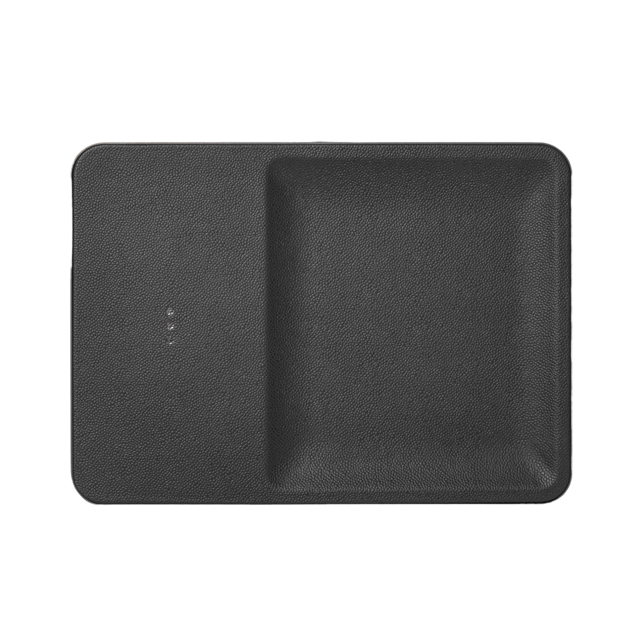 Catch 3 | Ash Leather Wireless Charger with Valet Tray