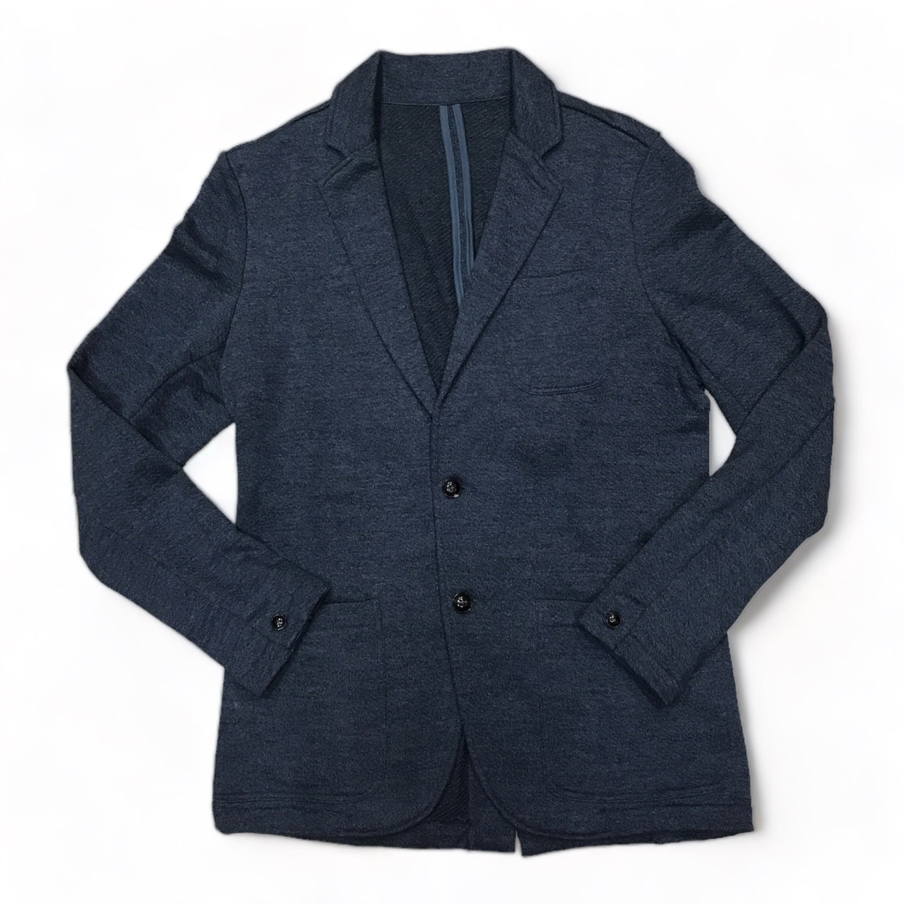 Inlet Knit Blazer | Deep Navy Mélange