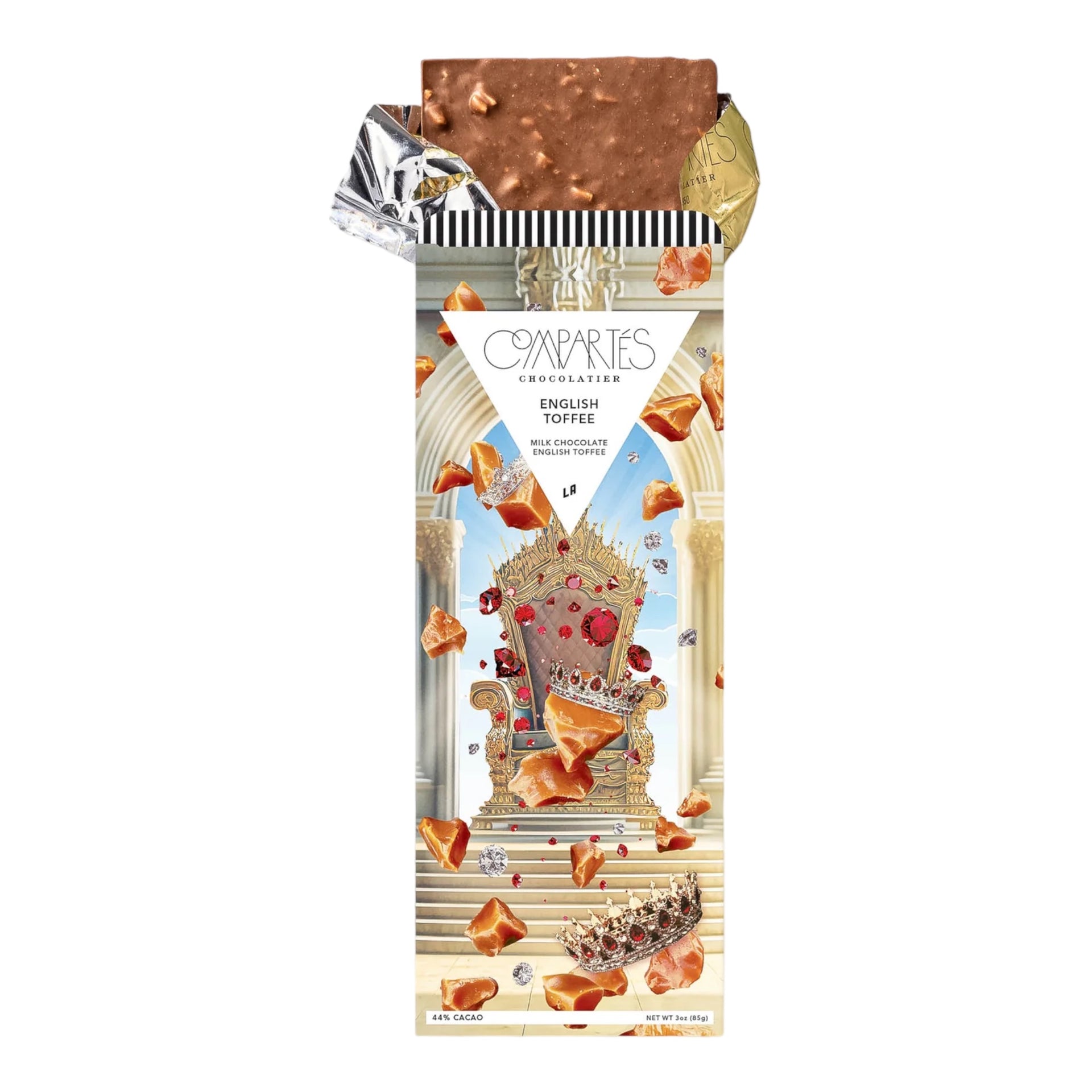 English Toffee Gourmet Milk Chocolate Bar - Domestic Domestic