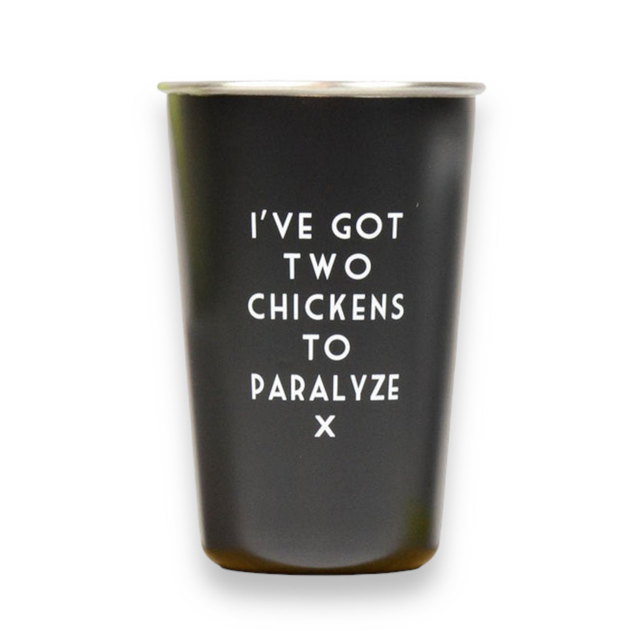 Two Chickens Pint Glass