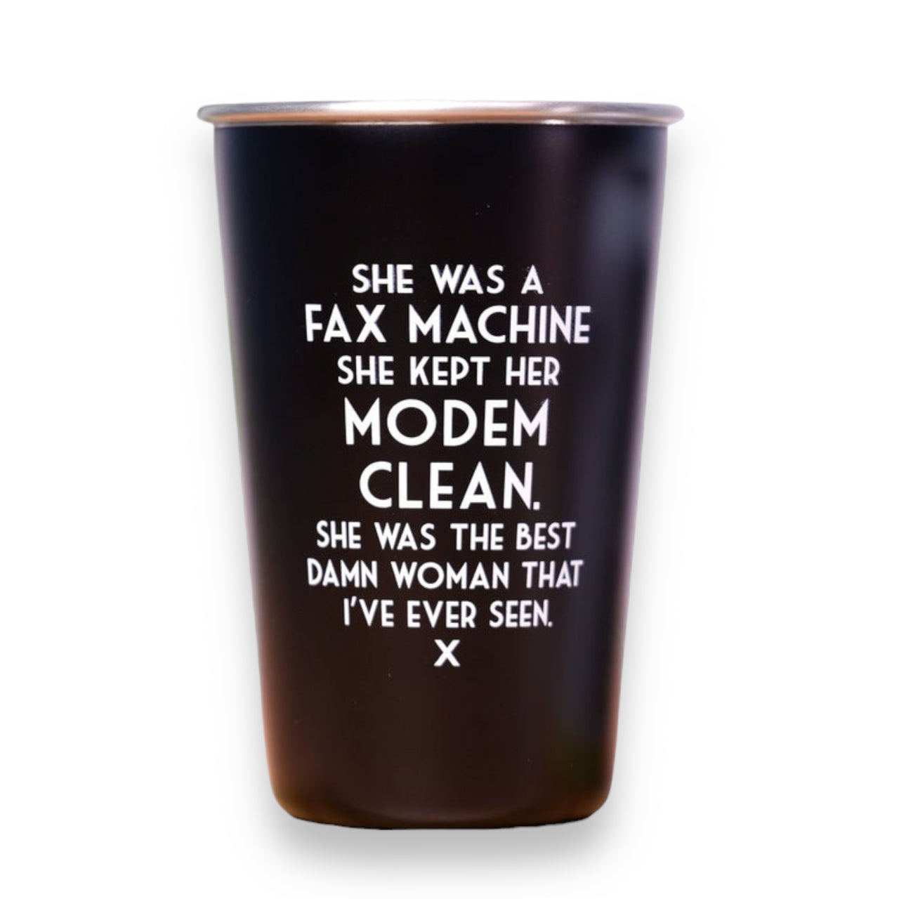 Fax Machine Pint Glass