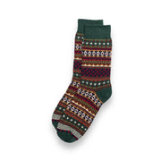 Cotton Fair Isle Sock | Mistletoe - Domestic Domestic