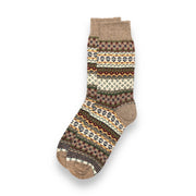 Cotton Fair Isle Sock | Woodland - Domestic Domestic