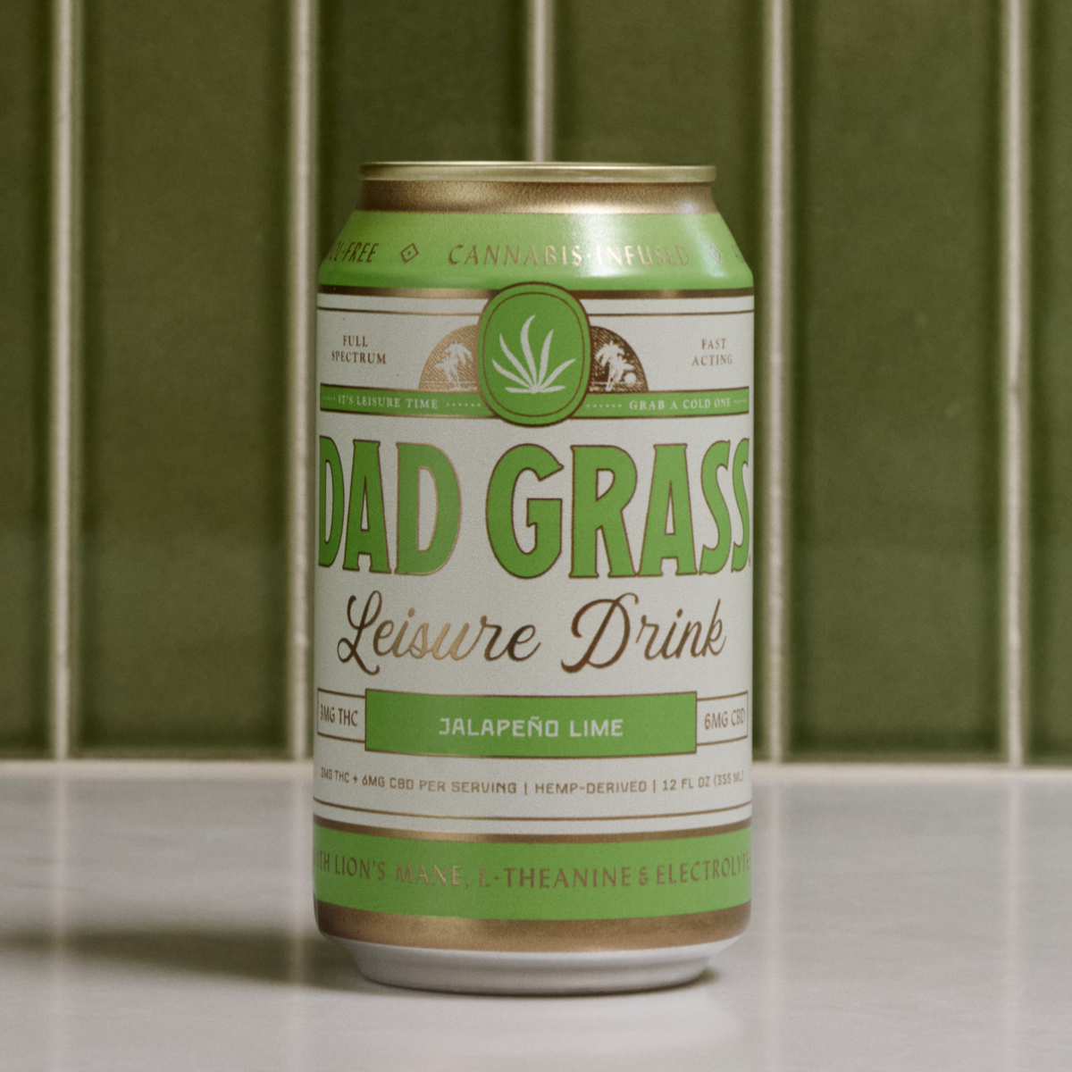 Dad Grass THC Drink | Jalapeno Lime