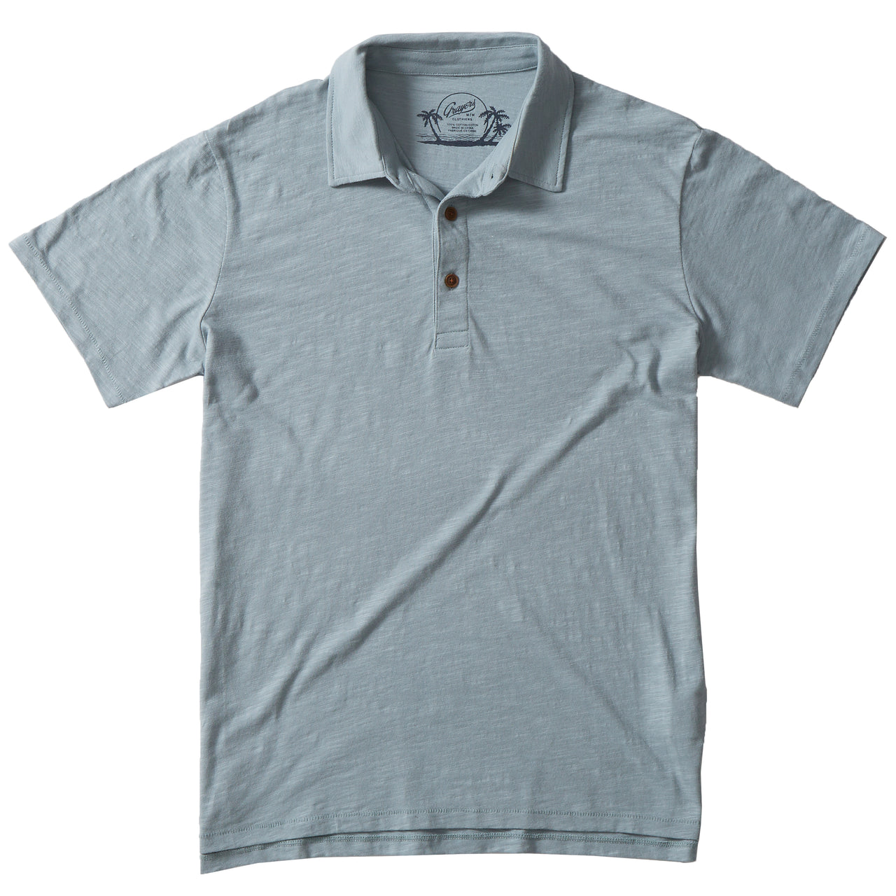 Sunwashed 2 Button Polo | Abyss
