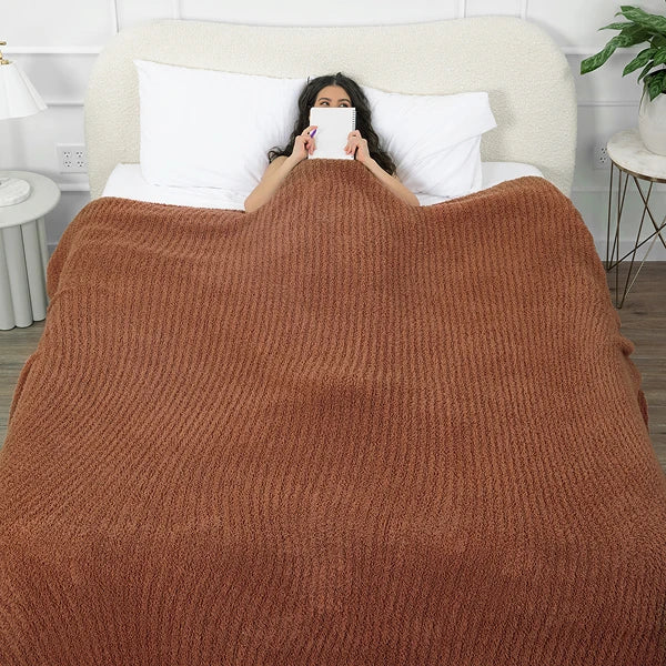 Premier Plush Blanket | Cinnamon
