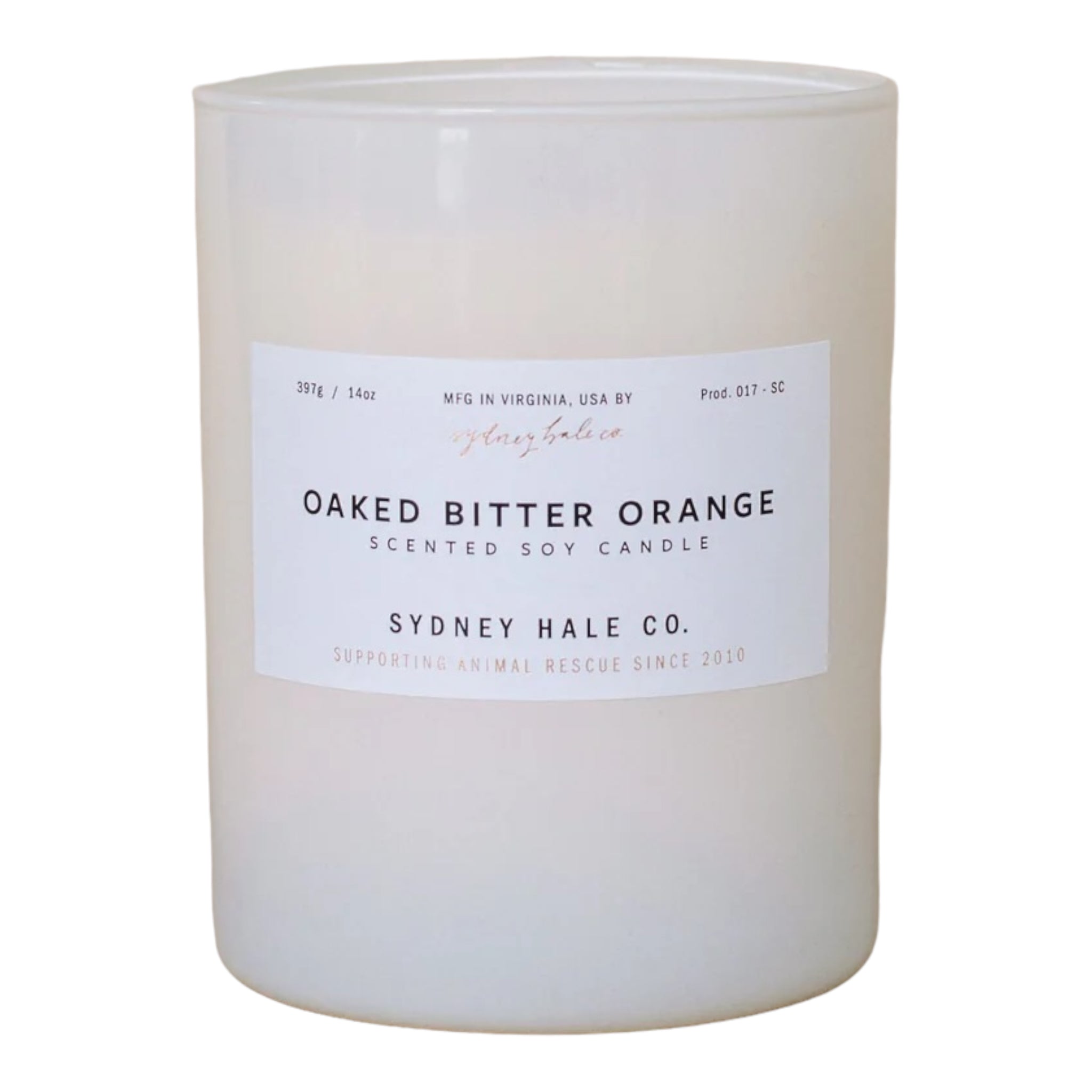 Sydney Hale Oaked Bitter Orange Candle