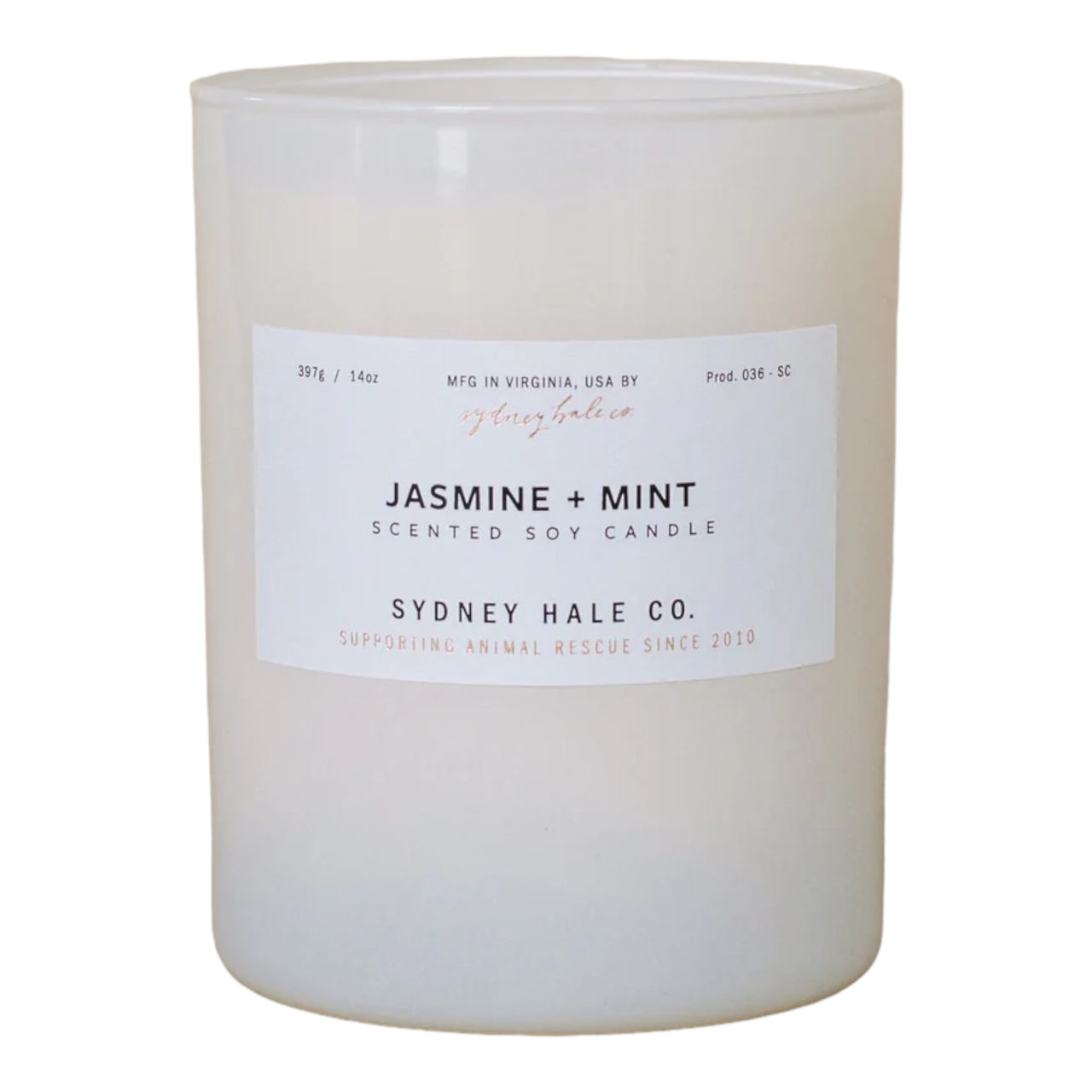 Jasmine + Mint Candle - Domestic Domestic