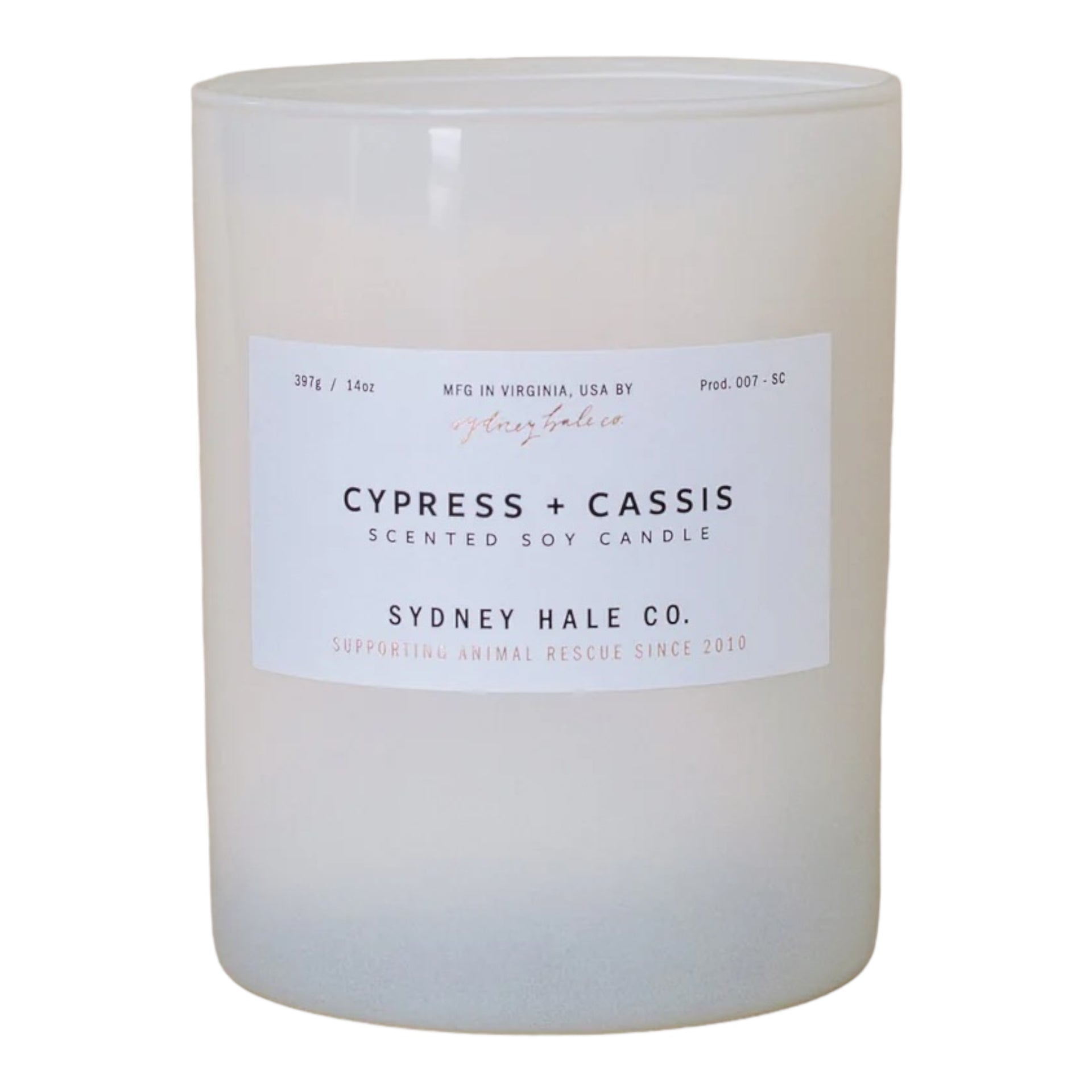 Cypress & Cassis Candle - Domestic Domestic