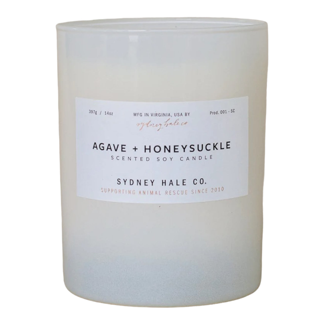 Agave + Honeysuckle Candle - Domestic Domestic