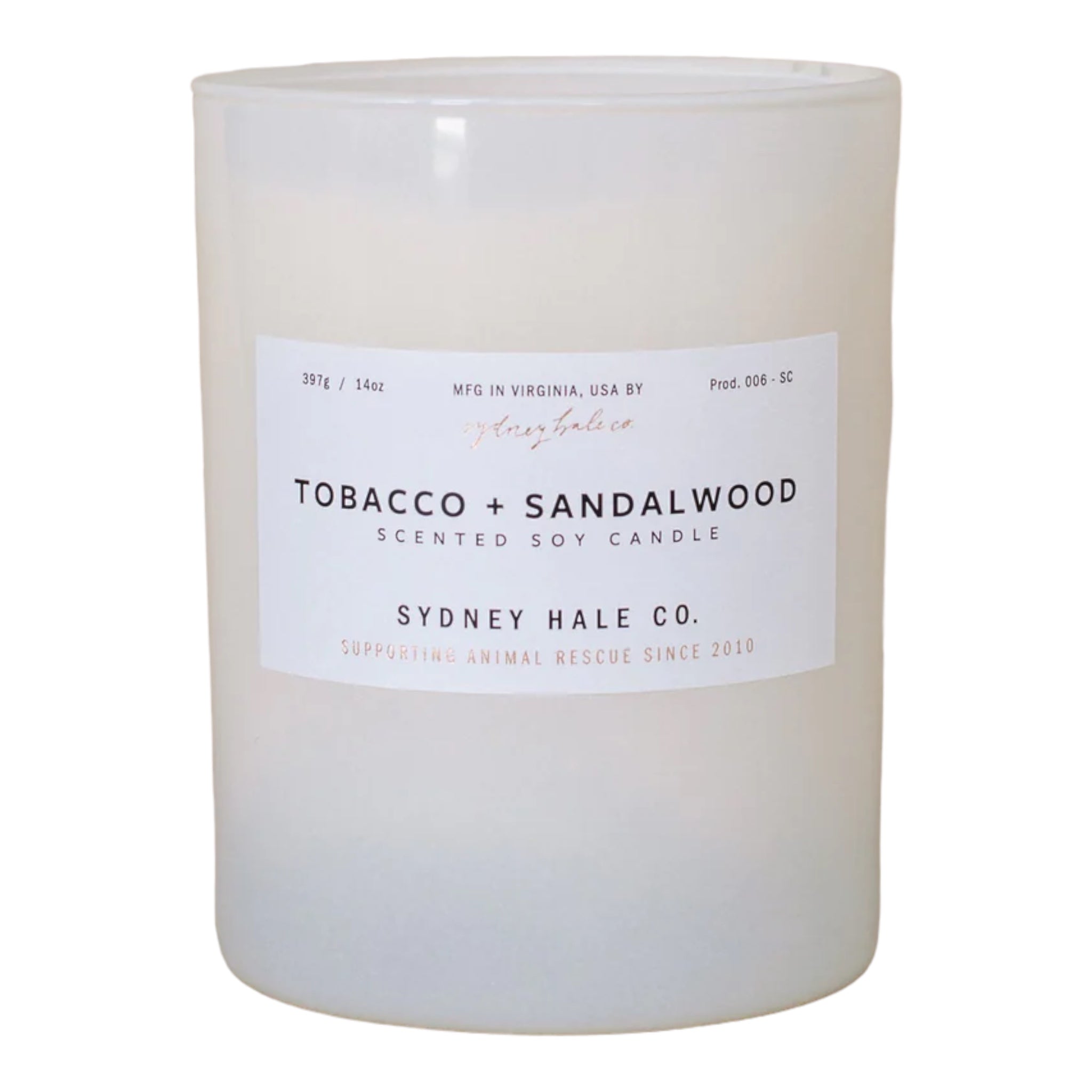 Tobacco & Sandalwood Candle