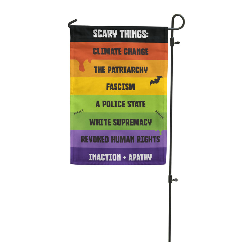 More Scary Things Garden Flag