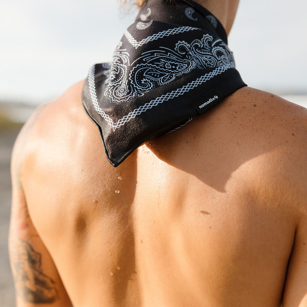 Ice Bandana Towel | Paisley Black
