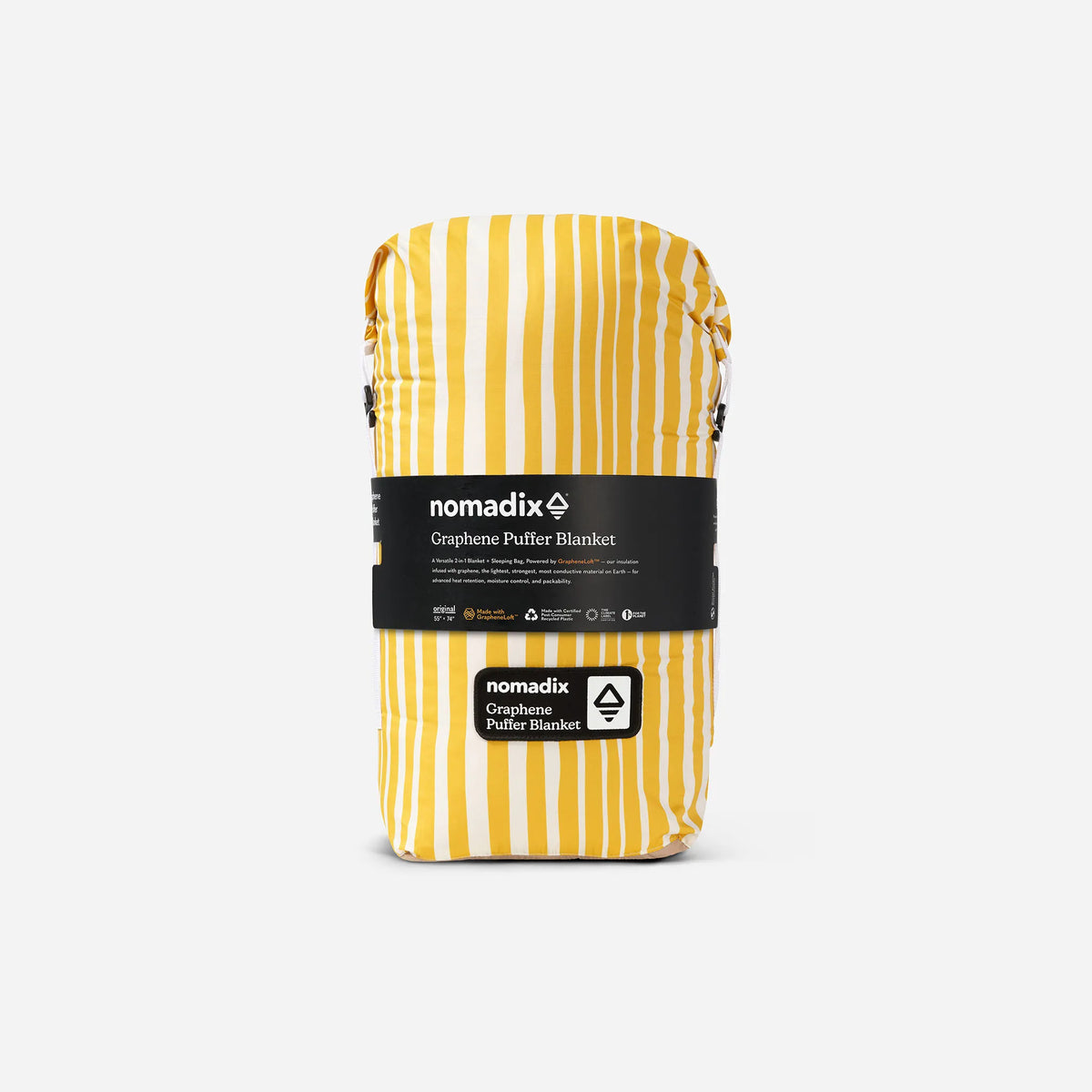 Puffer Blanket | Heritage Stripe Amber Sun