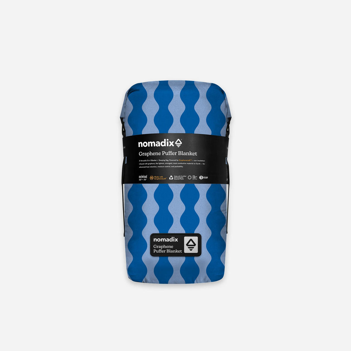 Puffer Blanket | Slack Tide Coastal Blue