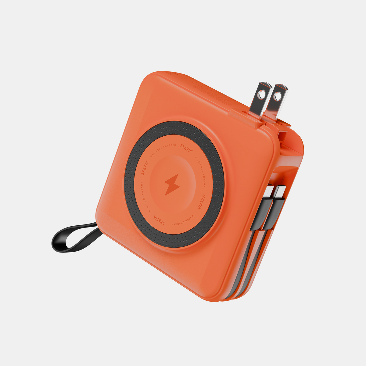 SmartCharge 6-in-1 Travel Charger | Orange