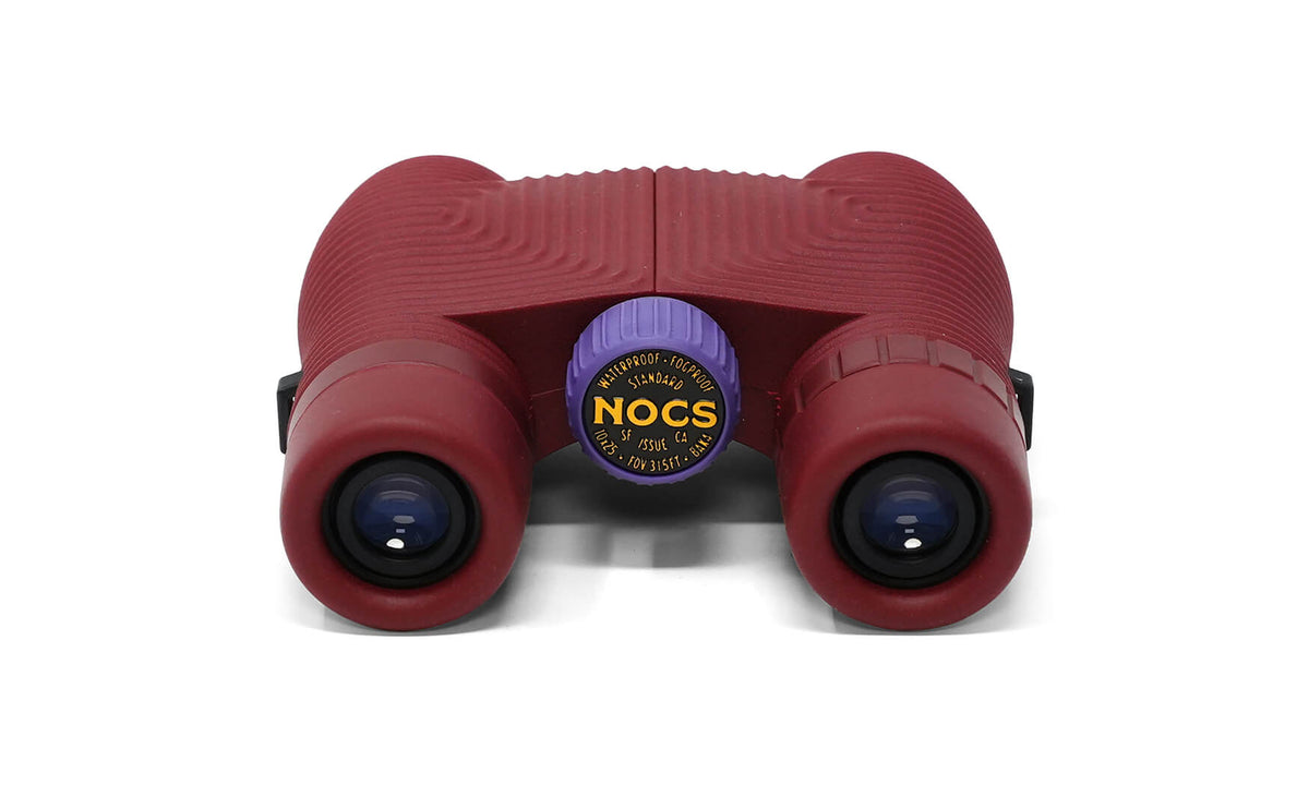 Standard Issue 10x25 Binocular | Sarcodes Red
