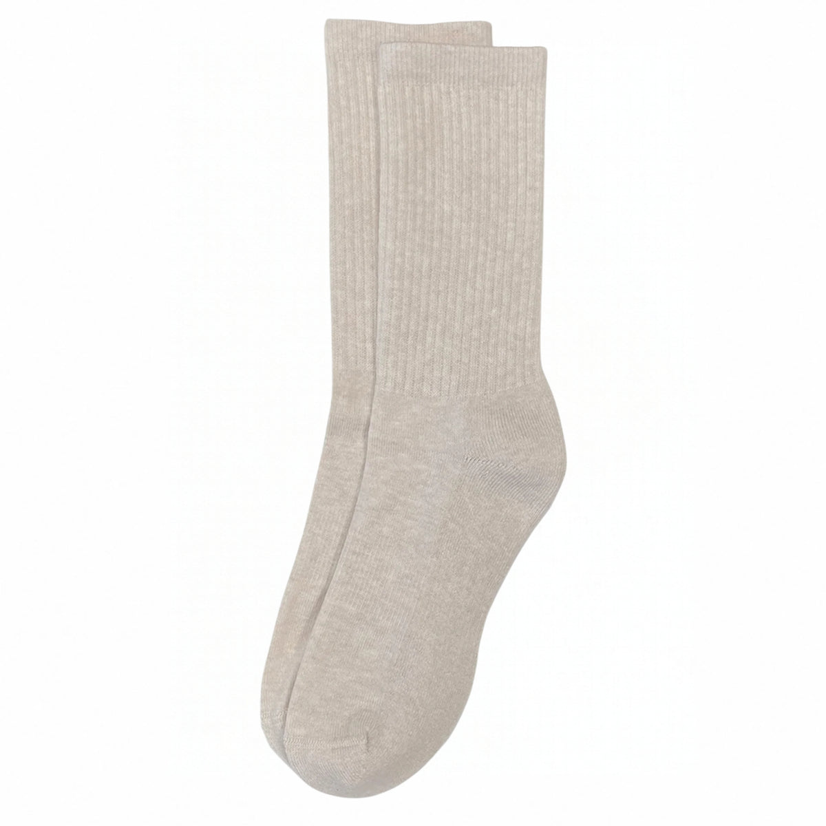 Statement Crew Sock | Linen