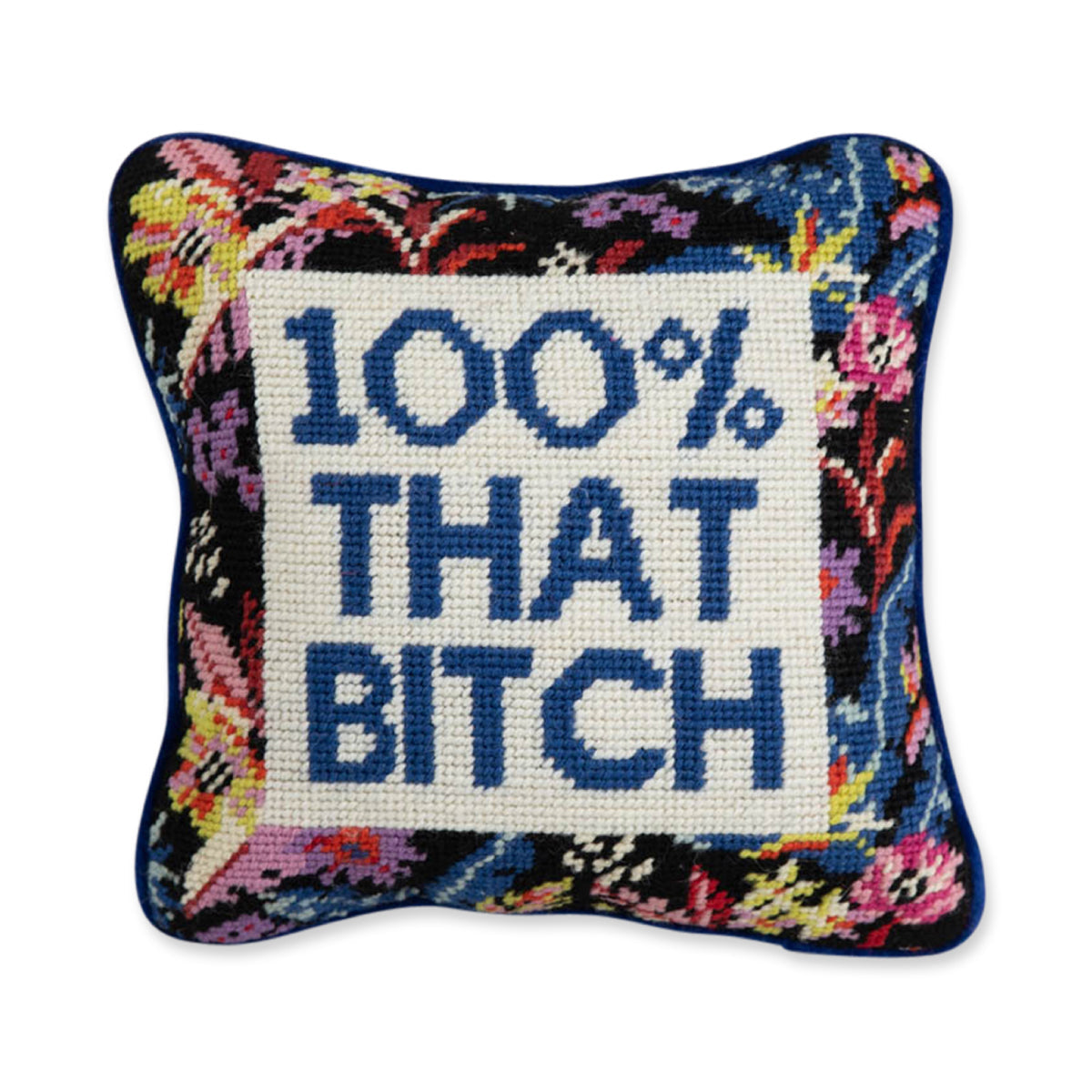 That Bitch Needlepoint Pillow