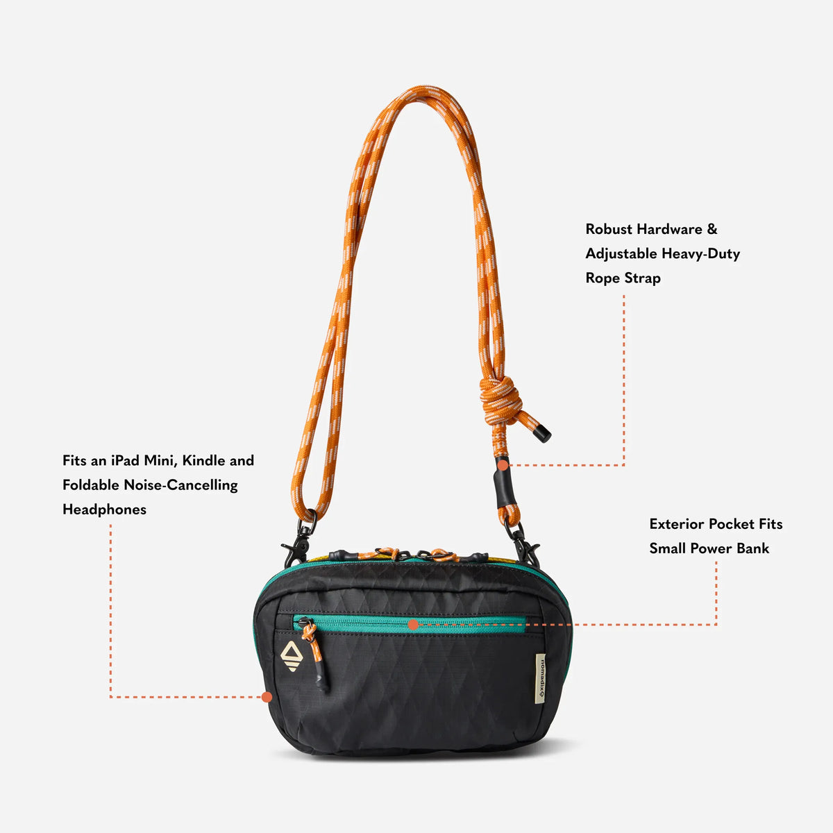 Traveler Tech Sling | Raven Black