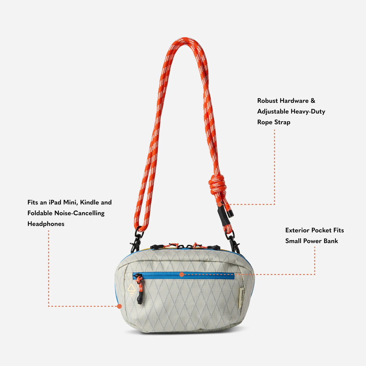 Traveler Tech Sling | Driftwood Off-White