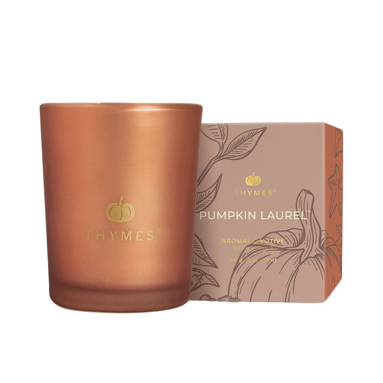 Pumpkin Laurel Votive Candle