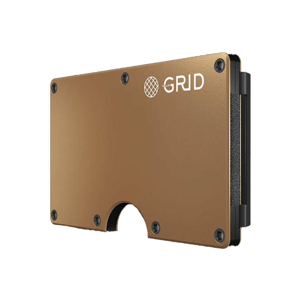 Grid Wallet | Gold