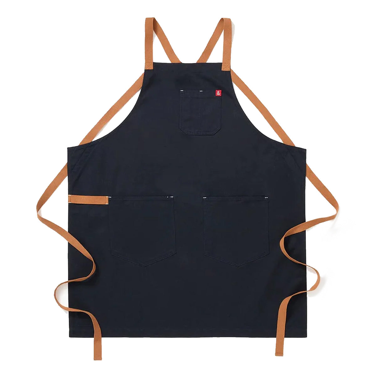 Midnight Cinder Blue Crossback Apron