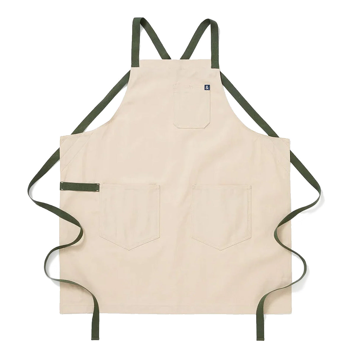 Sage White Crossback Apron