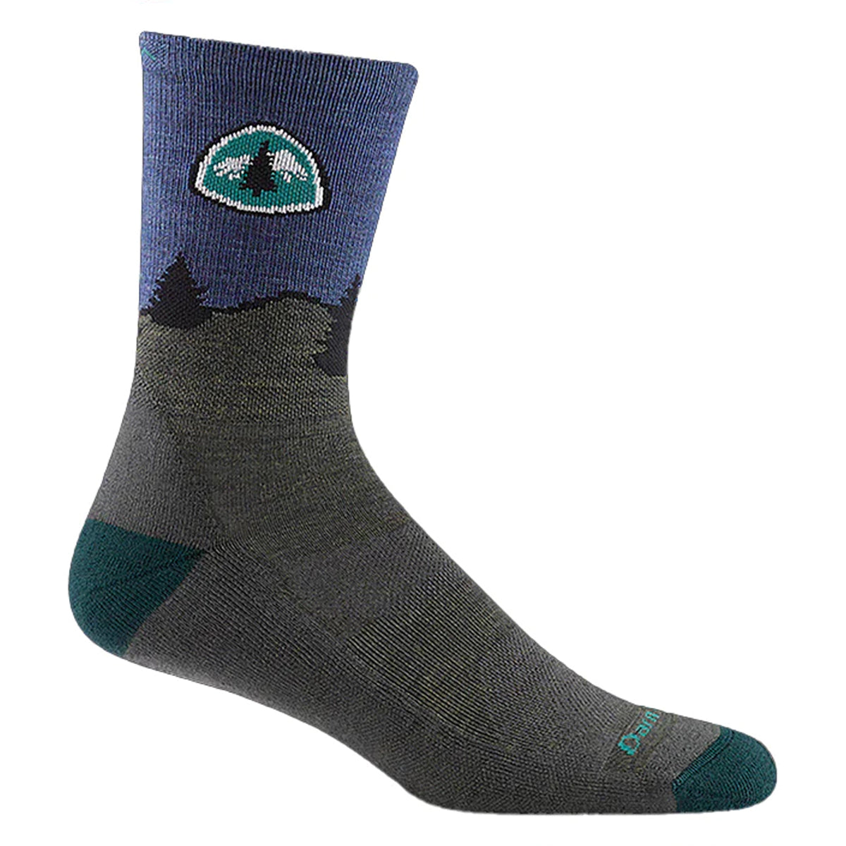 PCT Micro Crew Lightweight Sock | Forest