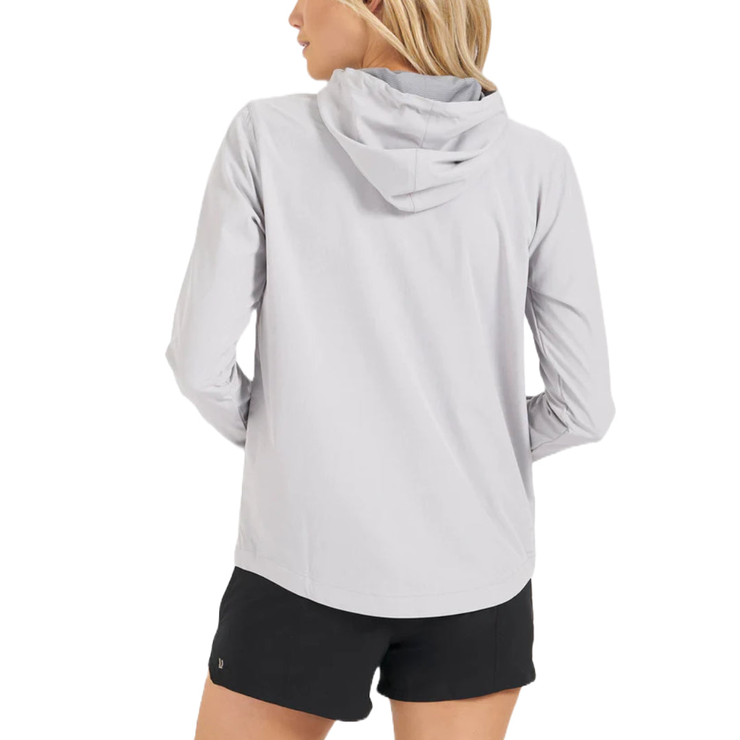 Women's Outdoor Trainer Shell | Platinum Linen Texture