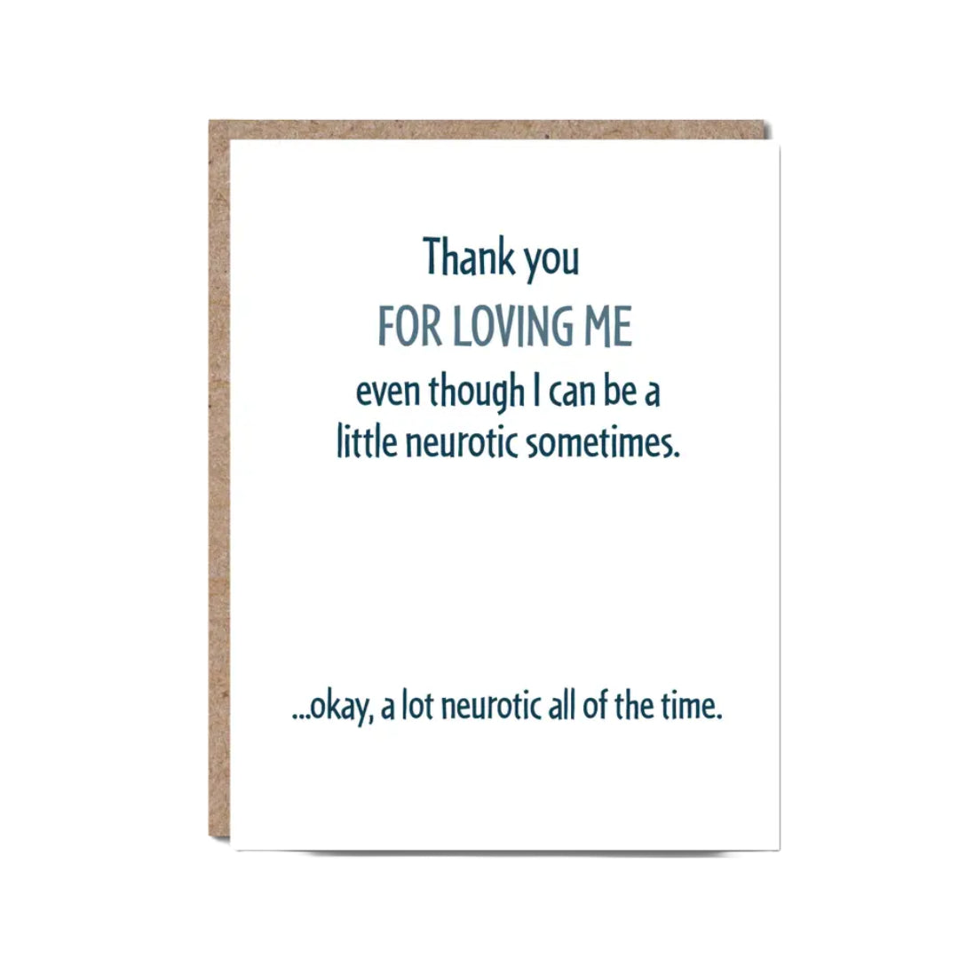 A Little Neurotic Card