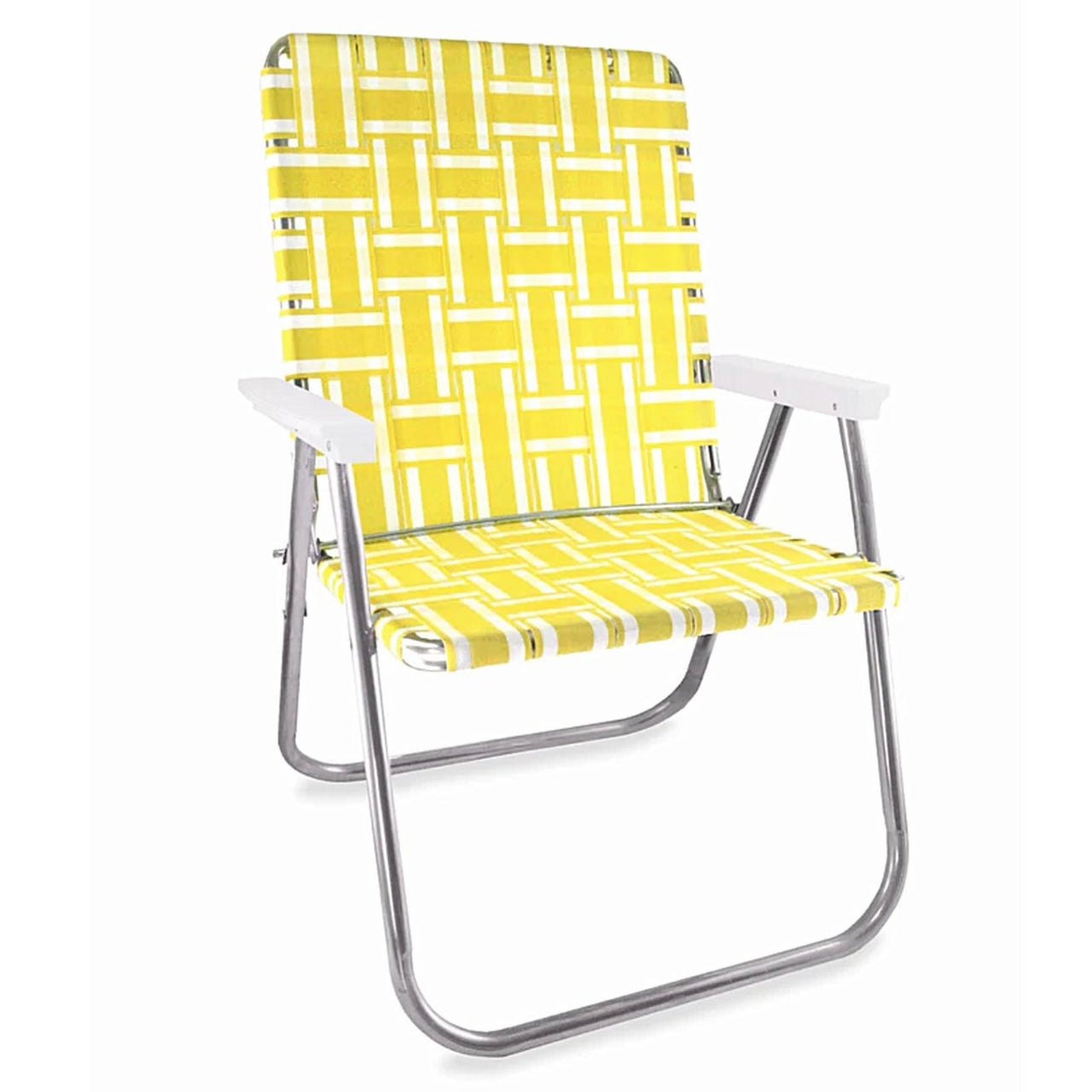 Lawn Chair | Yellow Stripe Deluxe