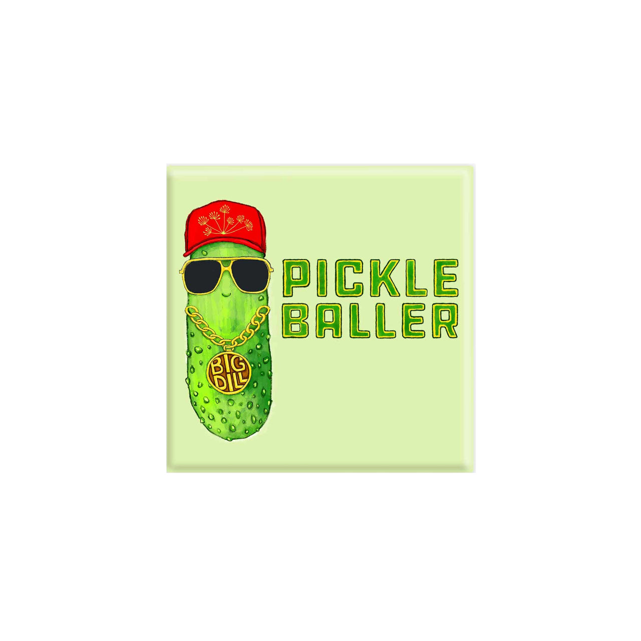 Pickle Baller Magnet