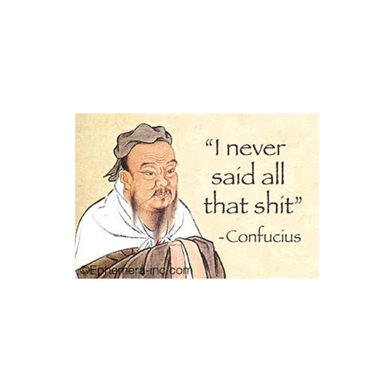 Confucius Magnet