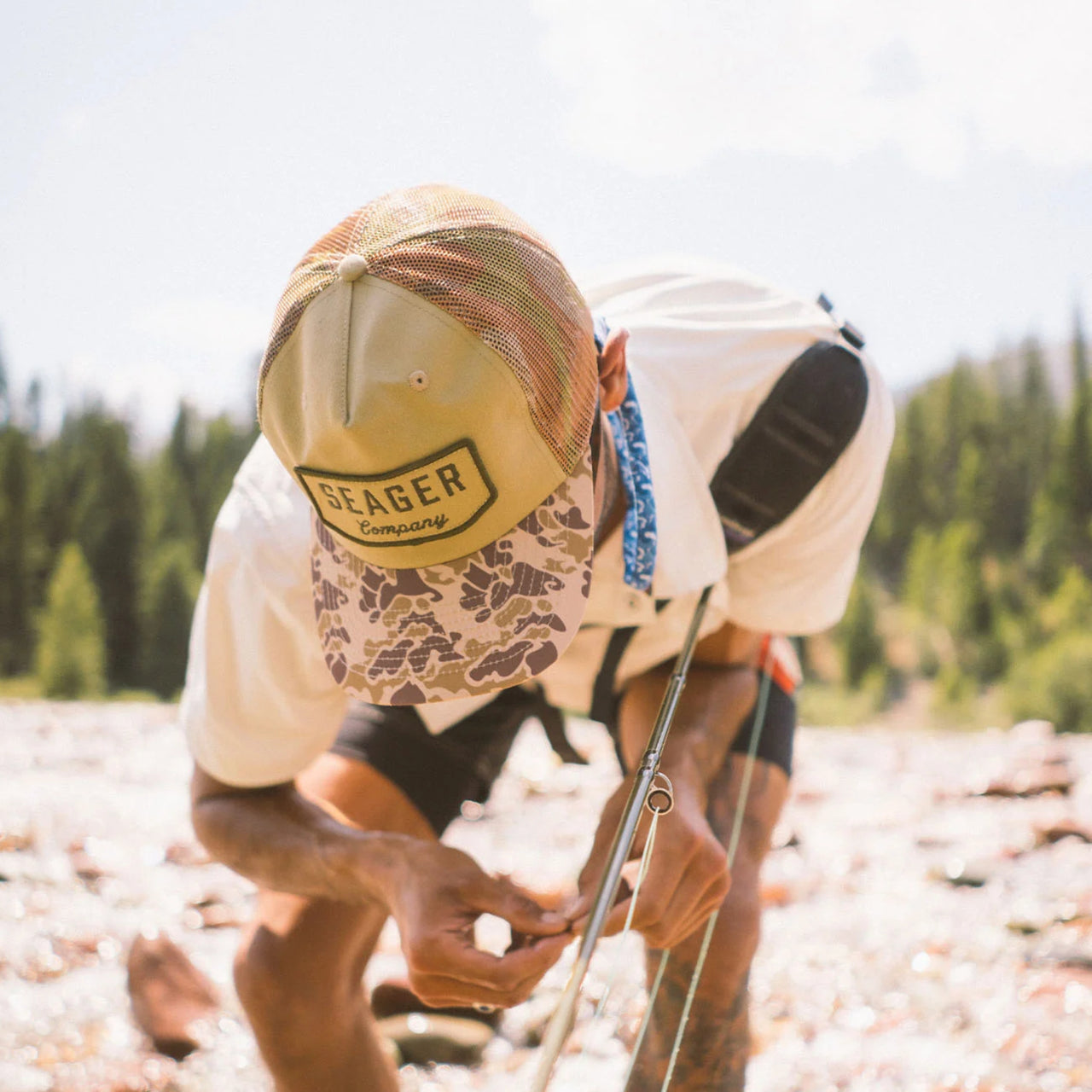 Wilson Snapback Hat | Duck Camo