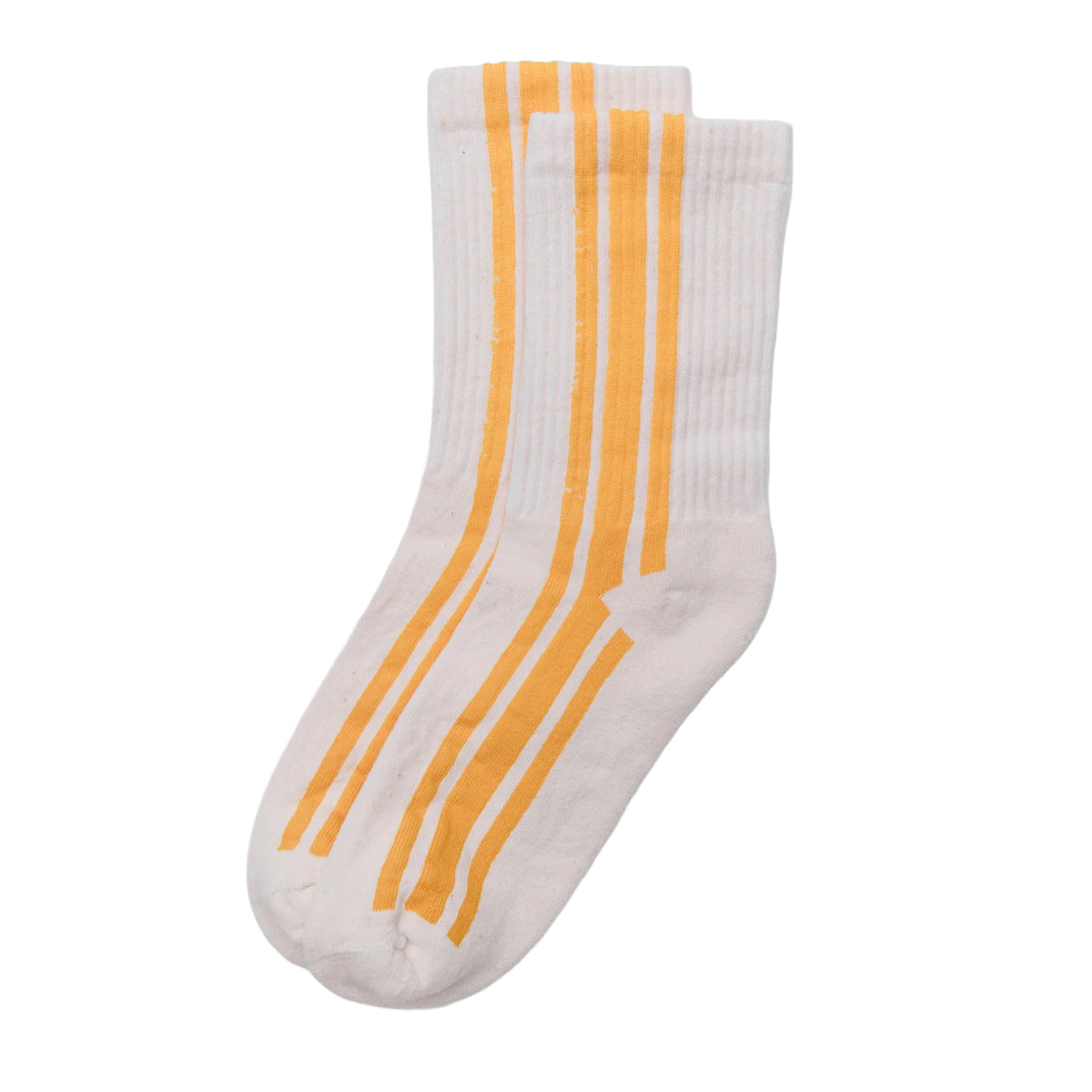 Vertical Stripe sock | Yellow