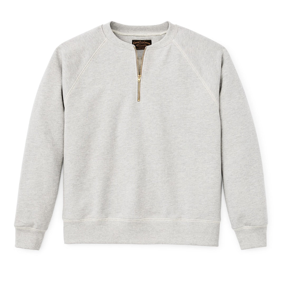 Quarter-Zip Terry Sweatshirt | Heather Gray