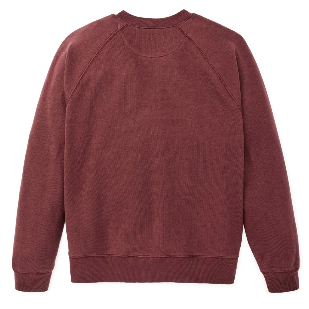 Quarter-Zip Terry Sweatshirt | Wine