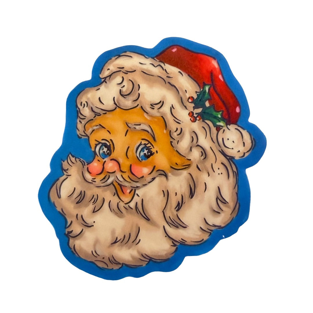 Vintage Santa Sticker